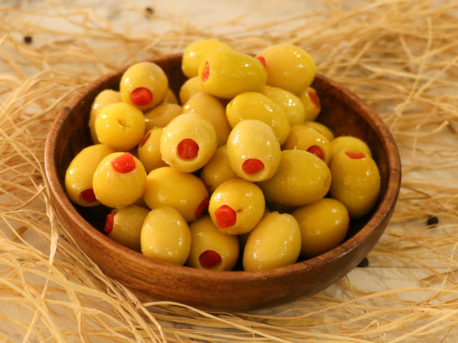 Biberli Yeşil Zeytin