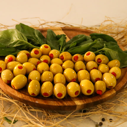 Biberli Yeşil Zeytin
