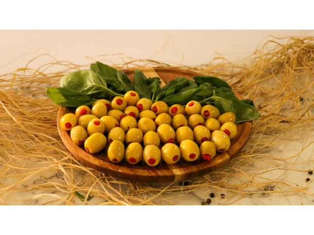 Biberli Yeşil Zeytin