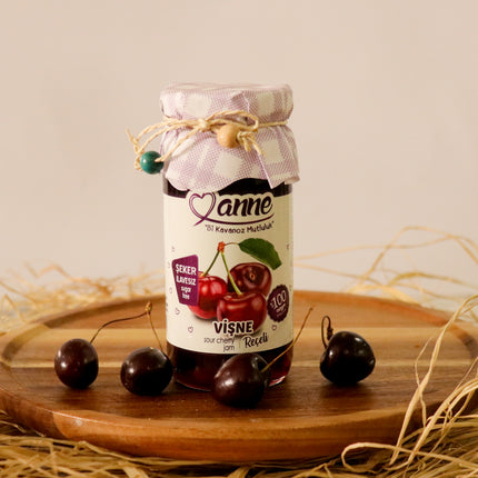 Şeker İlavesiz Vişne Reçeli 300 GR