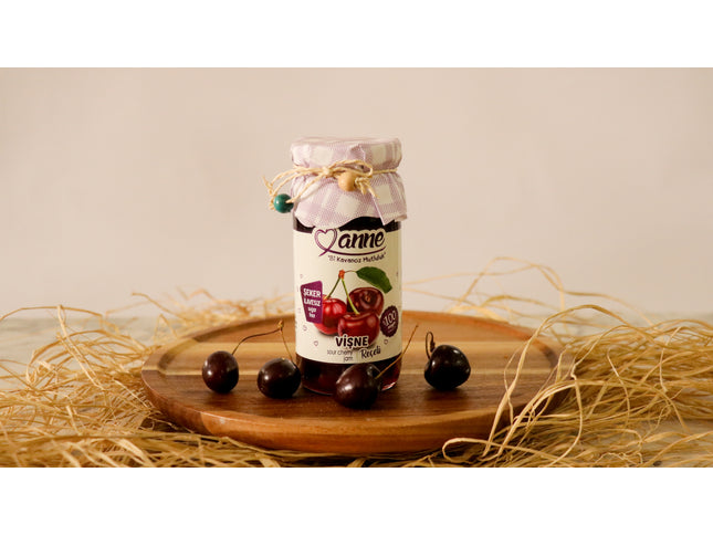 Şeker İlavesiz Vişne Reçeli 300 GR