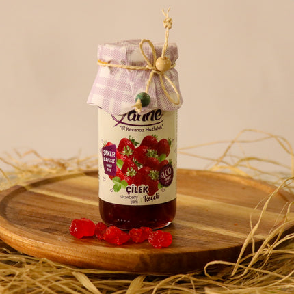 Şeker İlavesiz Çilek Reçeli 300 GR