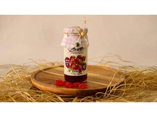 Şeker İlavesiz Çilek Reçeli 300 GR